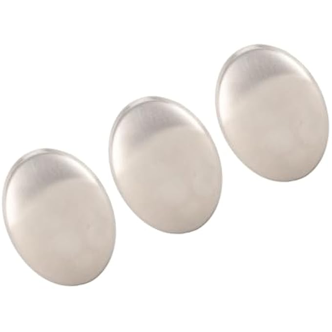 Eacam STAINLESS STEEL ODOR REMOVING BAR EFFICIENTLY ELIMINATES FISH GARLIC ONION SMELL FOR KITCHEN GADGET ENTHUSIASTS (3PCS) - Image 4